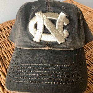 Men's Ball Cap North Carolina UNC Tar Heels Adjustable 'Oil-Cloth' Hat